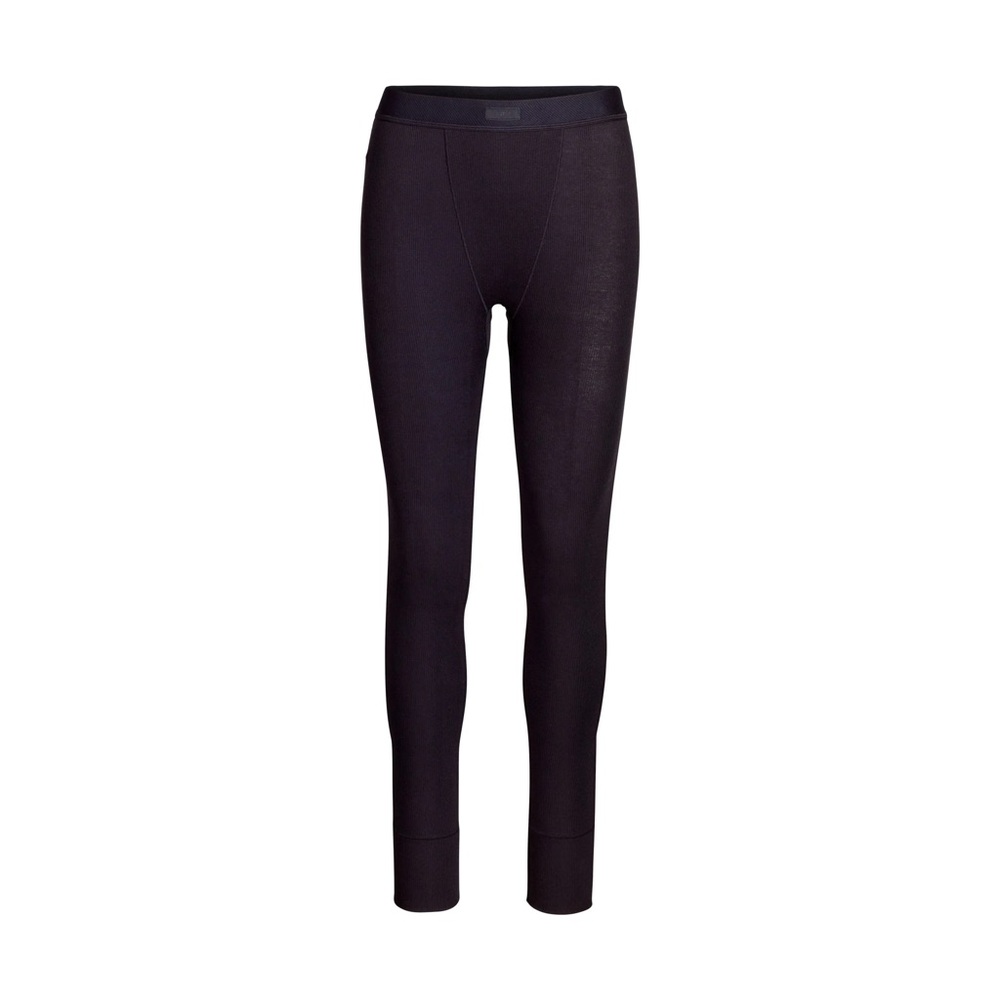 Skims cotton rib leggings in soot